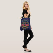 Familie reunion Band Retro 70s Concert Logo Custom Tote Bag (Op model)