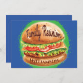 Familie reunion Barbecue Picnic Kaart (Voorkant / Achterkant)