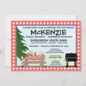 Familie reunion Barbeque Kaart (Voorkant)