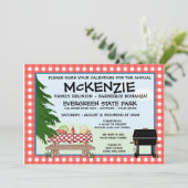 Familie reunion Barbeque Kaart (Staand voorkant)