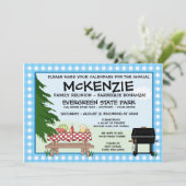 Familie reunion Barbeque Kaart (Staand voorkant)