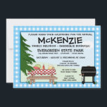 Familie reunion Barbeque Kaart<br><div class="desc">Voeg al je eigen details toe aan deze leuke,  zomertijd gezinshereniging uitnodigingen!</div>