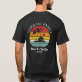 Familie Reunion Beach Cruise Matching Custom T-shirt (Achterkant)