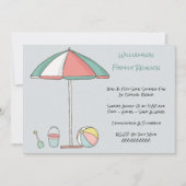 Familie reunion Beach Kaart (Voorkant)