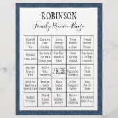 Familie reunion Bingo Game 2 (Voorkant)