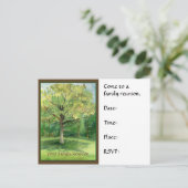 Familie reunion Briefkaart Invitation (Staand voorkant)