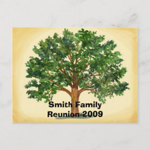 Familie reunion Briefkaart Invitation