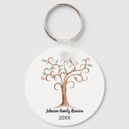 Familie reunion Button Sleutelhanger (Voorkant)