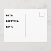 Familie Reunion Celestial Abstracte bekendmaking Briefkaart (Achterkant)