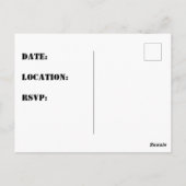 Familie Reunion Celestial Abstracte bekendmaking Briefkaart (Achterkant)