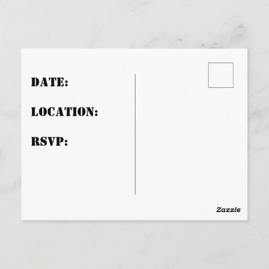 Familie Reunion Celestial Abstracte bekendmaking Briefkaart (Achterkant)