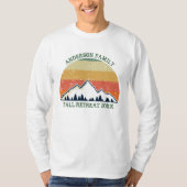 Familie Reunion Custom Cool Herfst Sunset Lange Mo T-shirt (Voorkant)