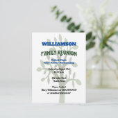 Familie Reunion Gathering Uitnodiging (Staand voorkant)