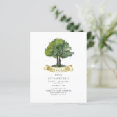 Familie reunion Genealogie Tree behalve de datum (Staand voorkant)