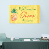 Familie reunion Ohana Pineapple Island Beach Spandoek (Beurs)
