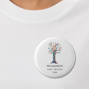 Familie reunion regenboogfamilie ronde button 5,7 cm