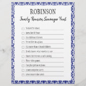 Familie reunion Scavenger Hunt Game 3 (Voorkant)