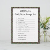 Familie reunion Scavenger Hunt Game I (Staand voorkant)