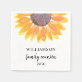 Familie reunion Sunflower Servet (Voorkant)
