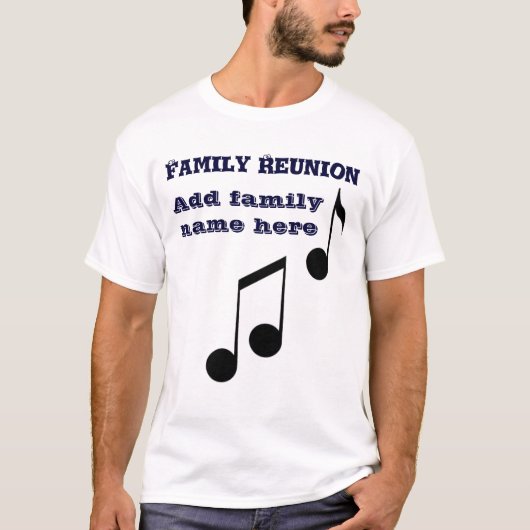 Familie reunion_ t-shirt (Voorkant)