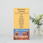 Familie reunion Uitnodigingen Aankondiging Kaarten (Staand voorkant)