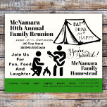 Familie reunion Weekend Camp Uitnodiging Flyer<br><div class="desc">Familie Reunion Weekend Camp Invitation Flyer / Deze multifunctionele sjabloon kan worden gewijzigd in school,  het werk,  of bedrijfsuitnodigingen. / Ontworpen met passie,  zorgvuldig afgedrukt en verpakt met liefde!</div>