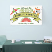 Familie reunion welkomstbanner spandoek (Beurs)