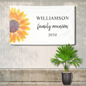 Familie reunion welkomstbanner spandoek