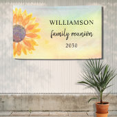 Familie reunion welkomstbanner spandoek