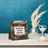 Familie reunion Welkomsttabel Elegant kondiging Fotoplaat (Insitu)