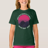 Familie Road Trip Camping Retro Reunion Custom T-shirt (Voorkant)