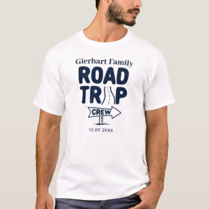 Familie Road Trip Crew jaarlijkse vakantie matchin T-shirt