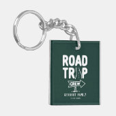 Familie Road Trip Custom Summer Trip Keepsake Sleutelhanger (Voorkant Links)
