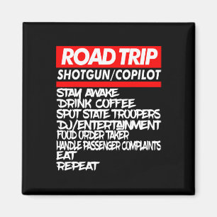 Familie Road Trip Shirten Grappige vakantie Zomer  Magneet