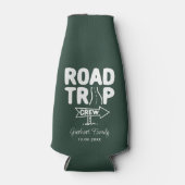 Familie Road Trip Typografie Matching Flesjeskoeler (Voorkant)