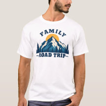 Familie Roadtrip Bergzonsondergang