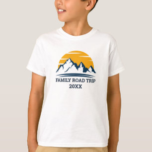 Familie roadtrip Heren Basic T-Shirt