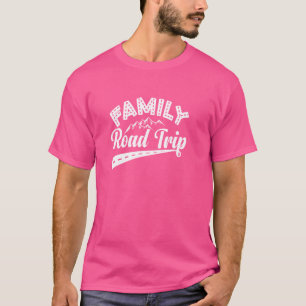 Familie roadtrip - zomer familie vakantie herunion t-shirt