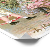  familie rond kerstboom poster (Hoek)