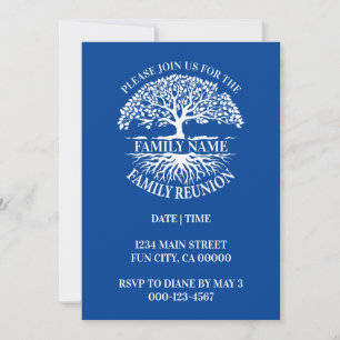 Familie Roots Familie Reünie Familie Boom uitnodig Kaart