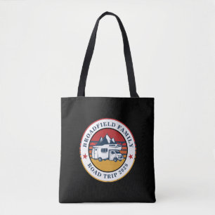Familie RV Road Trip Reunion Matching Swag Custom Tote Bag