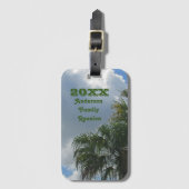 Familie Samenkomen Reunion Vakantie aandenken Bagagelabel (Voorkant (verticaal))