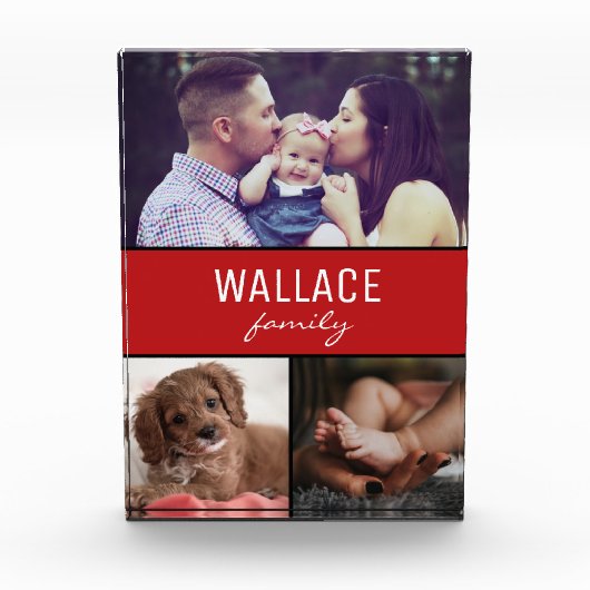 "Familie schatten: fotoblok (Voorkant)