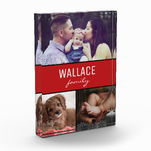 "Familie schatten: fotoblok