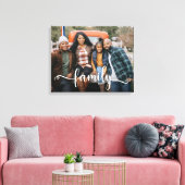 Familie Script Foto Canvas Afdruk (Insitu (Woonkamer))