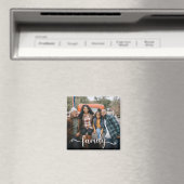 Familie Script Foto Magneet (Insitu (Vaatwasser))
