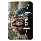 Familie Script Foto Magneet (Verticaal)
