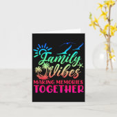 Familie-sfeer Maak Herinneringen 2025 Familie Reün Kaart (Gele Bloem)