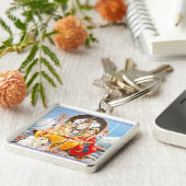 familie shiva sleutelhanger (Zijkant)