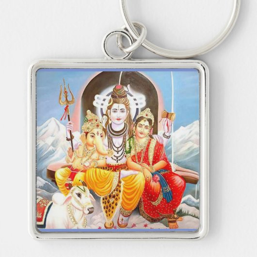familie shiva sleutelhanger (Voorkant)